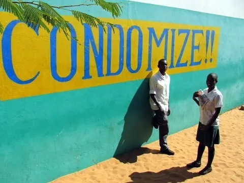 Condomize mural Namibia