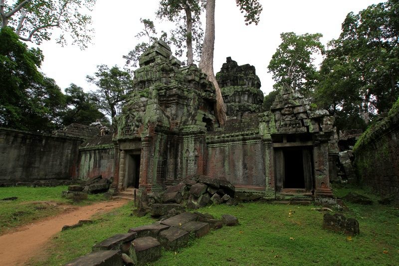 Part of Angkor Wat temples, Cambodia, used in "Tomb Raider."