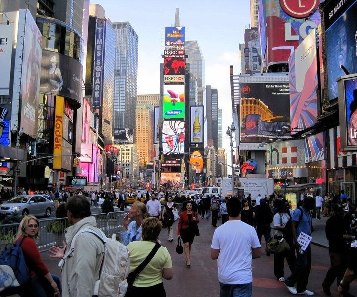 Times Square, New York City: A Sea of Cultures!