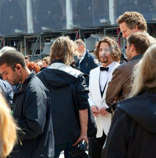 Johnny Depp in Italy!
