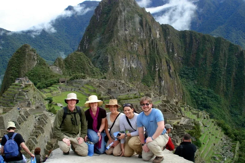 With Penn State friends at the Incan Ruins of Macchu Pichu, Peru!