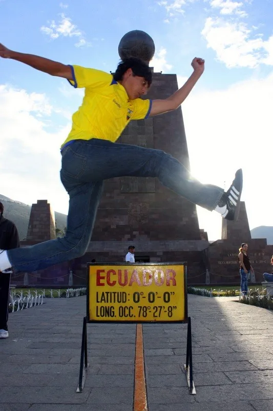 Jumping hemispheres at the center of the earth!
