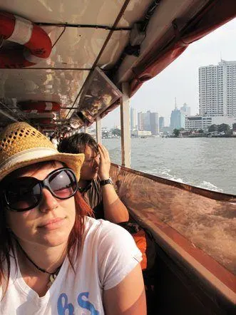 Riverboat fun on Thailand's Chao Praya River.