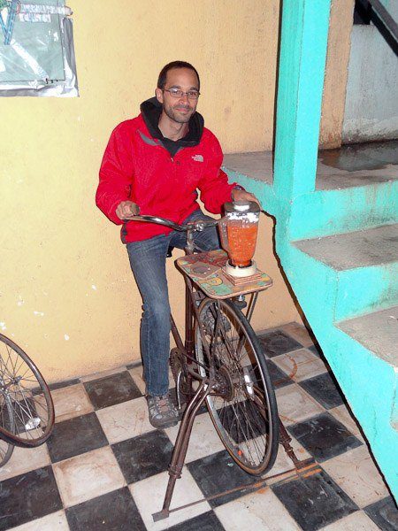 Volunteering at Maya Pedal in Guatemala.