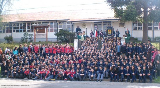 Dave with his school in Chile. He took this opportunity. Will you?