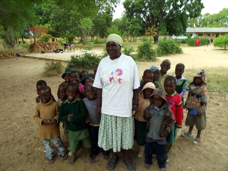 Kindergarten in Zimbabwe where James taught.