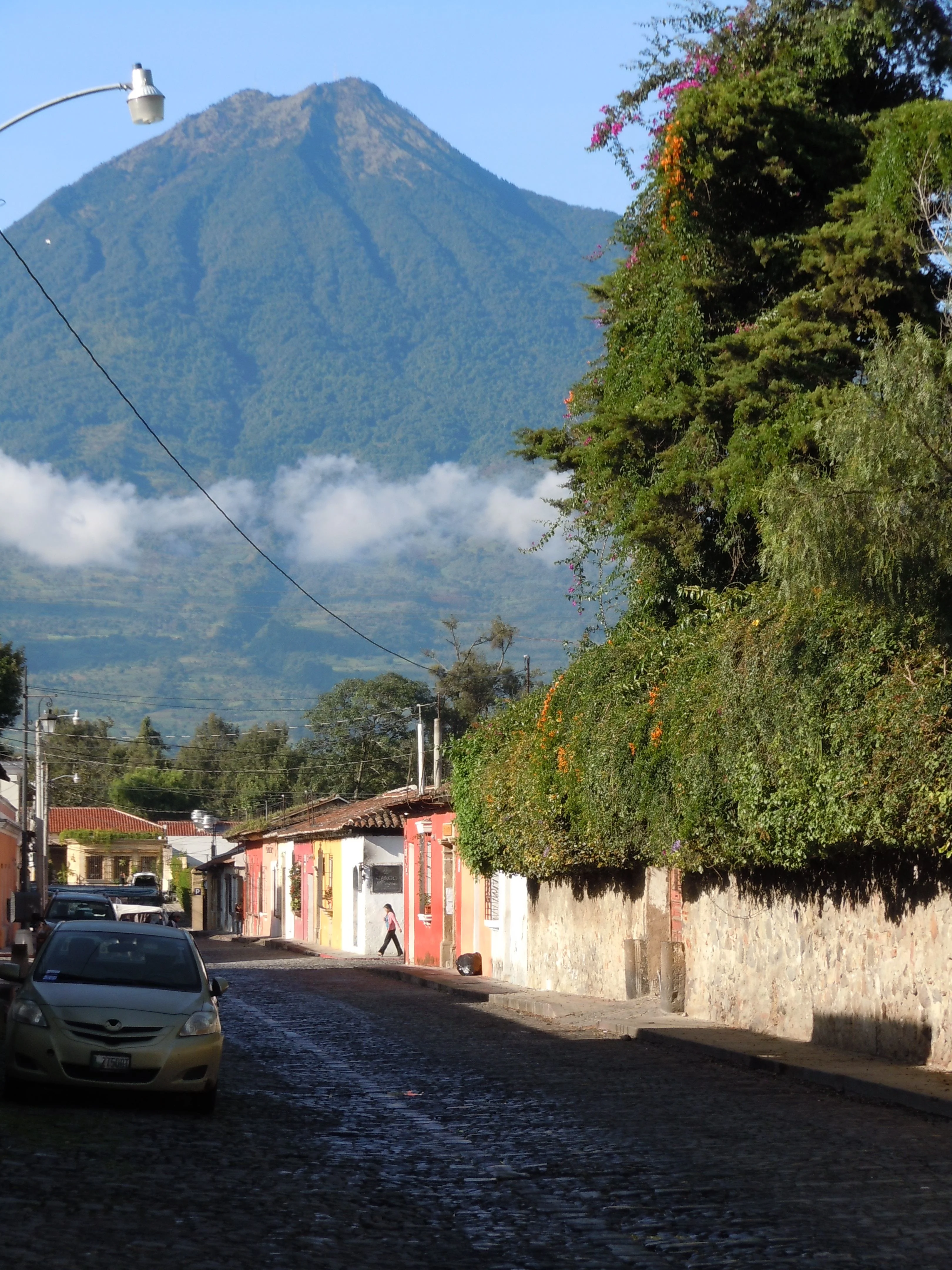 Beautiful Antigua, Guatemala, a hub for Spanish schools.