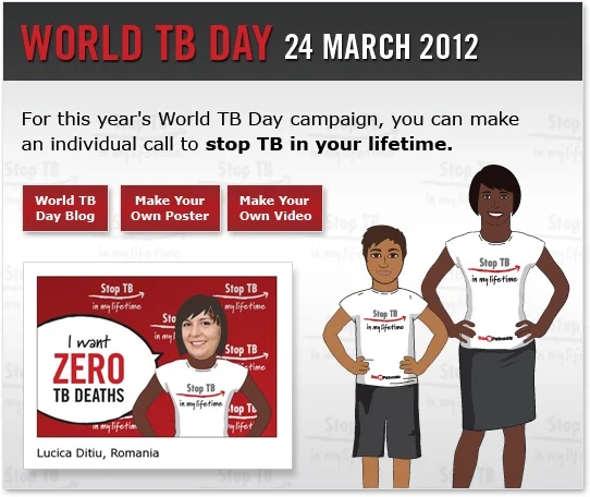 World Stop TB Day is March 24, 2012!
