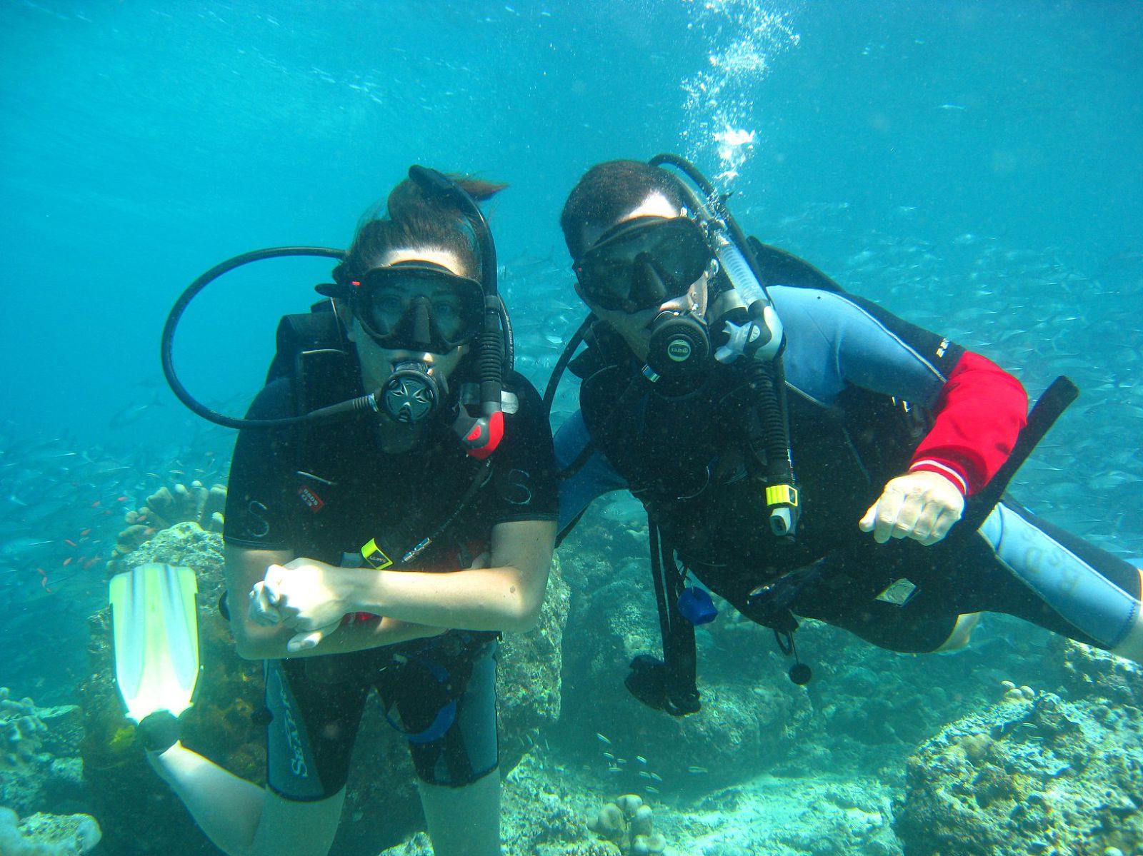 Lisa was proposed to underwater in Thailand!