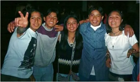 Maureen's students in Quito, Ecuador.