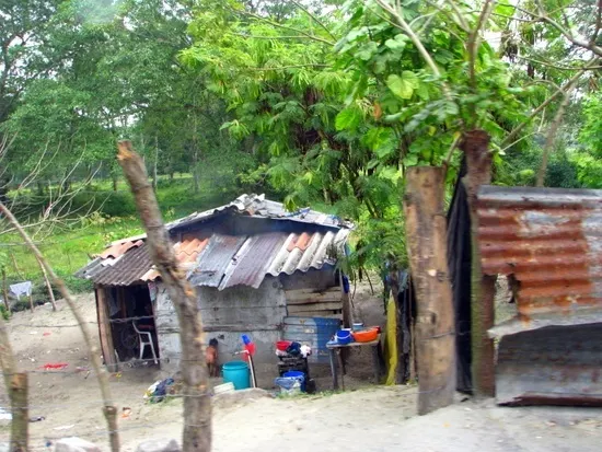 Tim's mission work in Honduras helped improve this sub-standard housing.