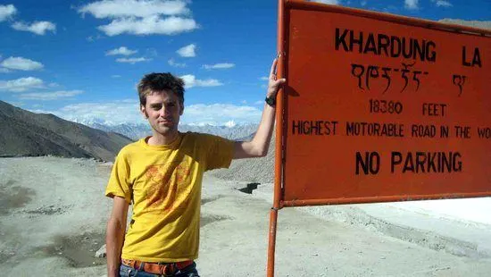The world's highest road, Ladakh, India.