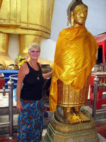 Donna saw this giant Buddha in Thailand. Where will YOU go?