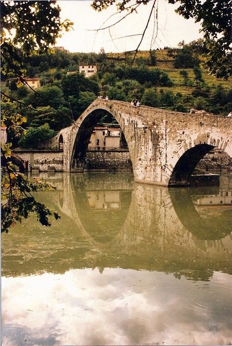 Devil's Bridge in Lucca. This photo graced the cover of an earlier book by Jacqueline.