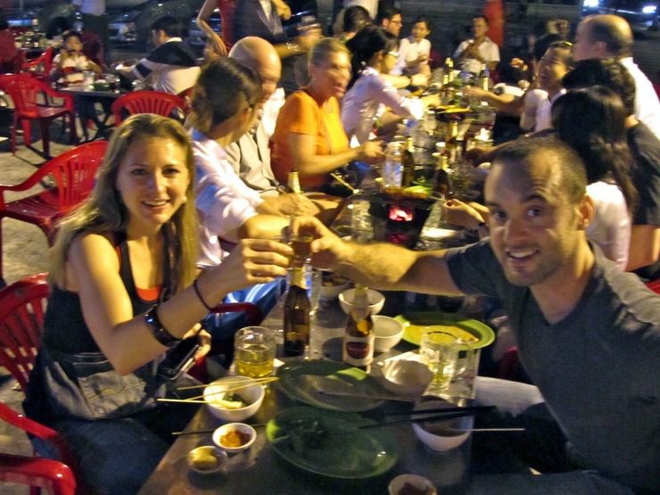 On the XO foodie tour in Ho Chi Minh City in Vietnam.