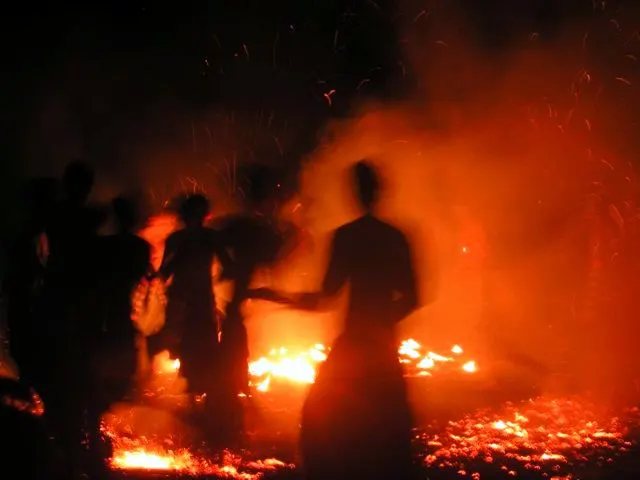 Fire dancers in Bali, seen during a break from Hong Kong teaching!