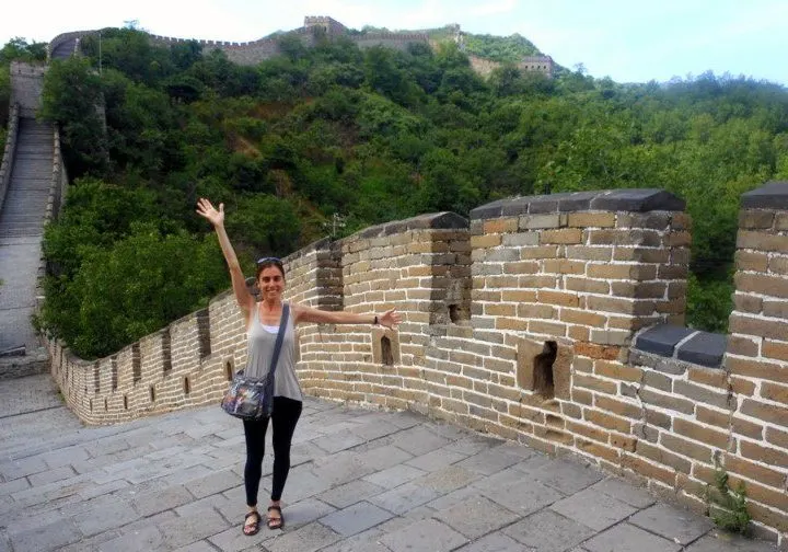 Grace on the Great Wall of China!