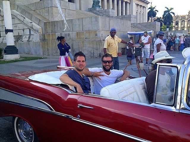 Turner cruising in Havana, Cuba.