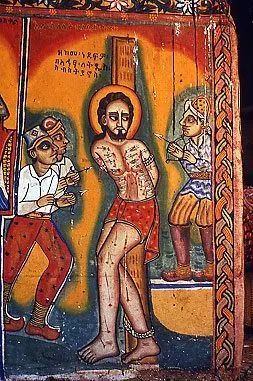 Ethiopian Coptic wall art.