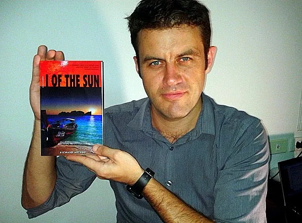 Richard with his book.