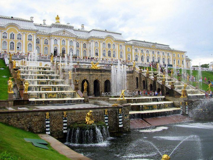 Peterhof in St. Petersburg, Russia.