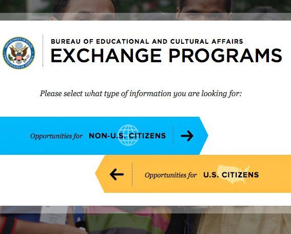 This site has travel exchanges for U.S. citizens and non-citizens!