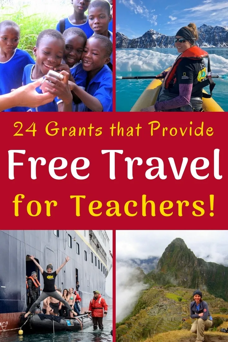 Free travel is possible if you're a teacher! Check out this huge list of opportunities to see the world through grants, scholarships, and programs.