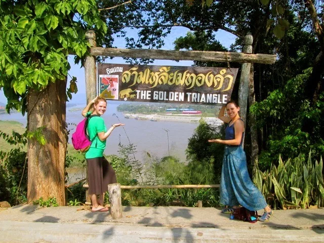 Visiting the Golden Triangle in the North of Thailand.