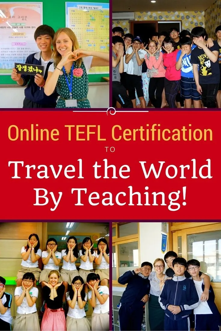 How to pay for travel around the world by getting TEFL certification through an online course to earn money teaching abroad!