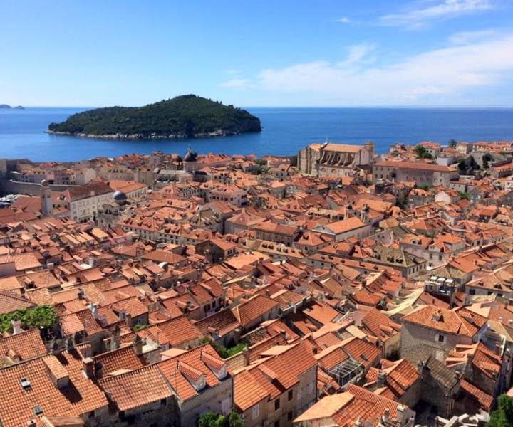 Gorgeous Dubrovnik, Croatia, which Maya was able to see because of a great group travel tour!