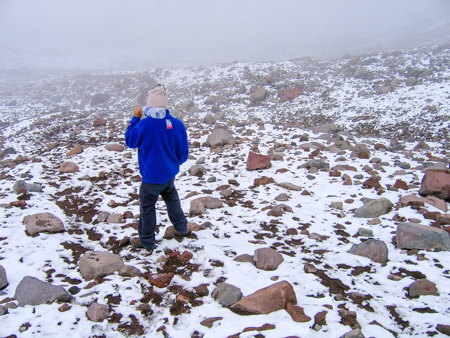 The last thing Ernie remembers before nearly blacking out over 5000m on Chimborazo in Ecuador was his guide Joel trotting along the mounting like they were at sea level.