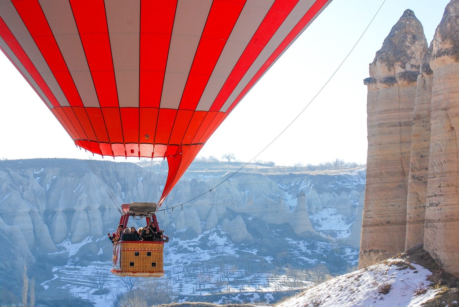 A Balloon ride over Cappadocia.