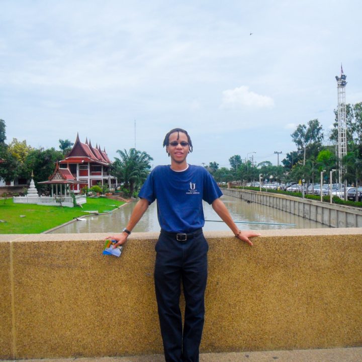 Charles exploring the ancient city of Ayutthaya, Thailand.