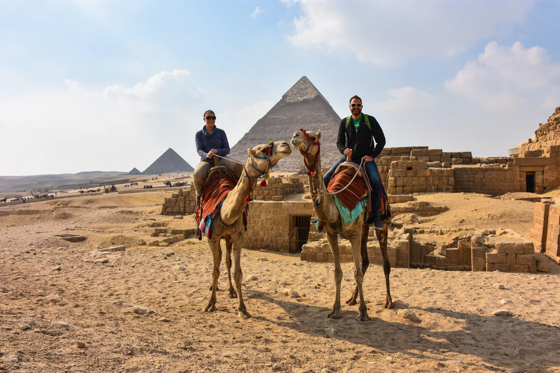 Exploring the Pyramids of Egypt.