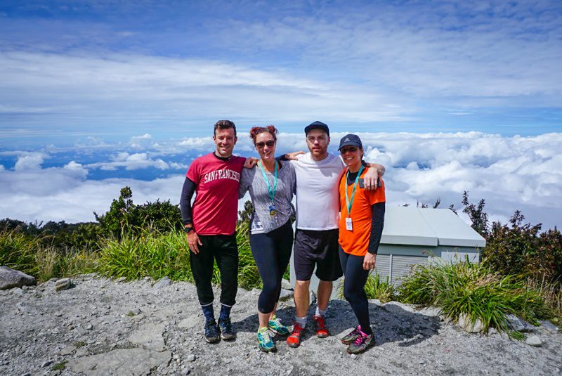 Teachers hiking Mt. Kinabalu in Malaysia.