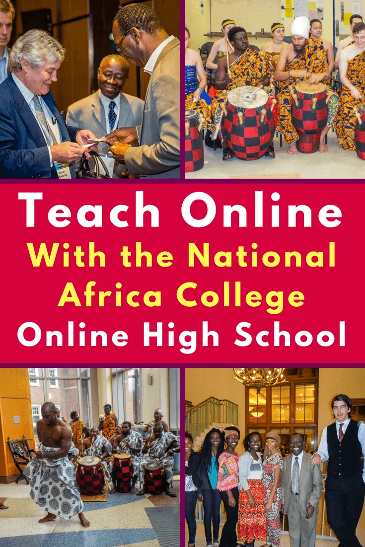 Want to volunteer or teach at an online high school based in West Africa? Learn about the National Africa College Online High School (NACOHS) created by world-traveling Ghanaian professor, Prince Obiri-Mainoo!