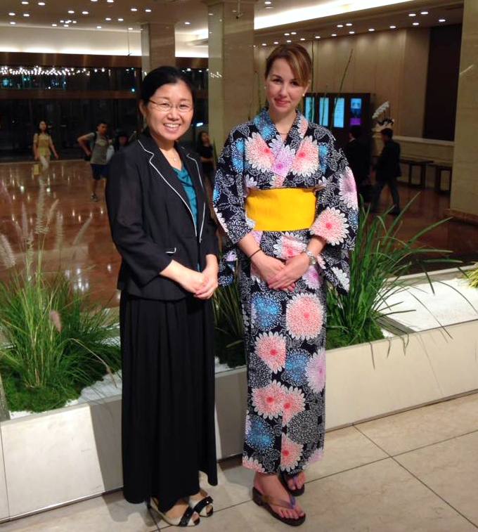 Enjoying Japanese fashion: Yukata in Japan with the ESD program.