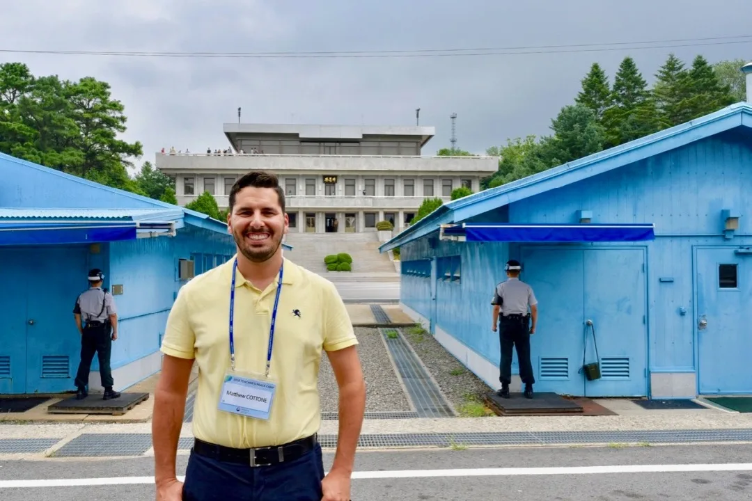 Visiting Korea's DMZ.