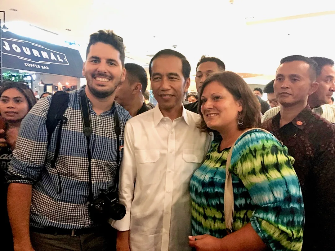 Matt with the president of Indonesia! 