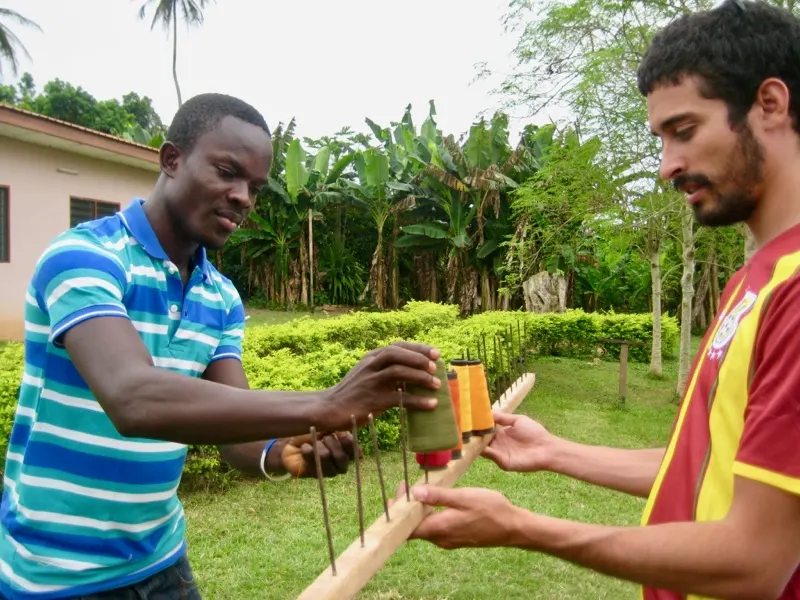 José Valenzuela in Ghana on a Fund for Teachers Grant