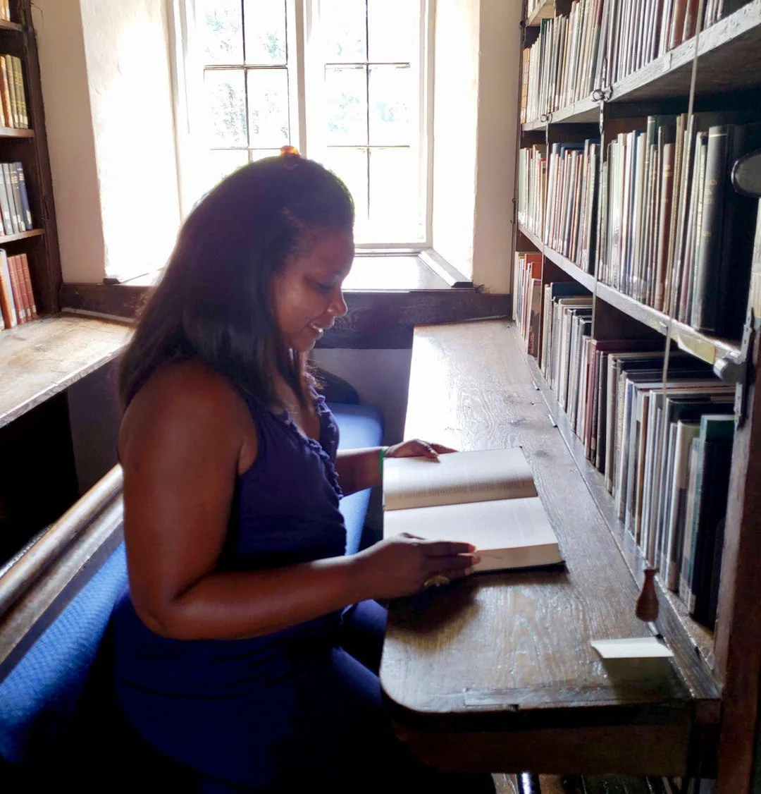 Keisha Rembert at a Gilder Lehrman institute focusing on Abraham Lincoln at Oxford University.
