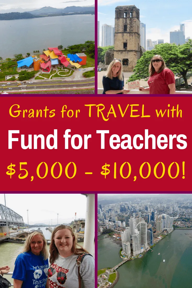 Fund for Teachers is an incredible grant which provides up to $10,000 to support educational travel professional development, as in this example from Panama! 