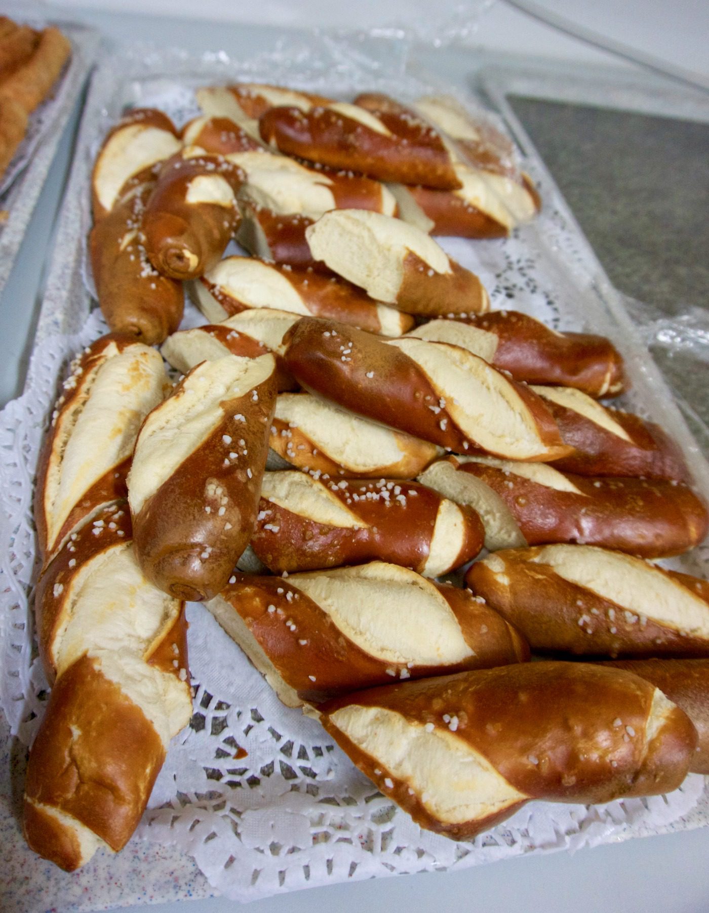 Pretzels in Germany, seen on a teacher fellowship to study history.