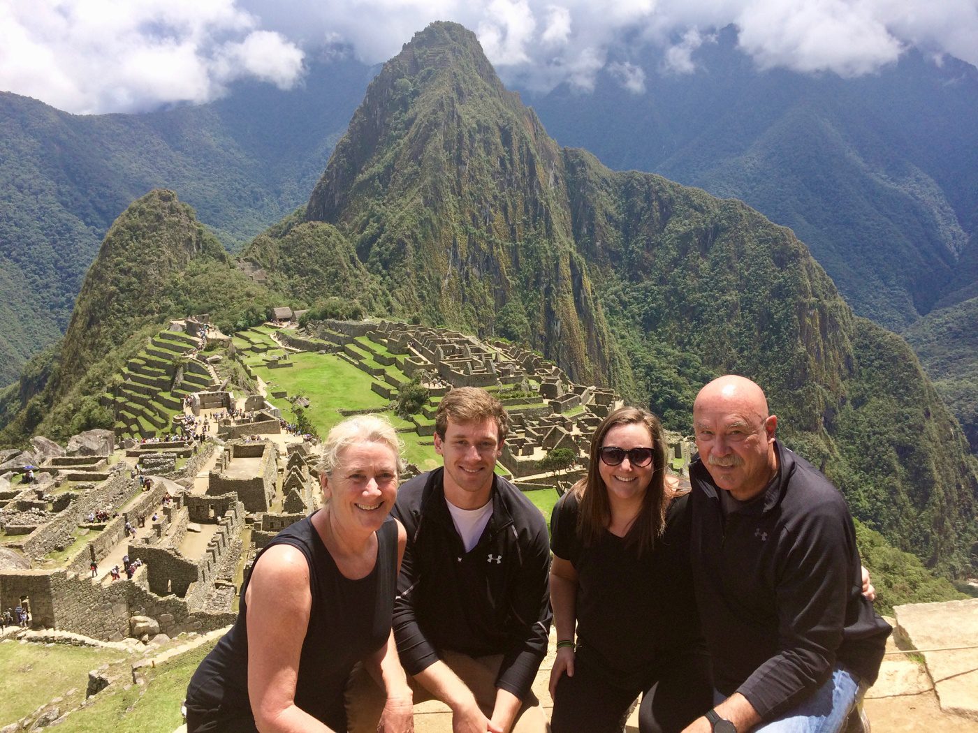 Global travel expert Peggy at Machu Picchu in Peru.