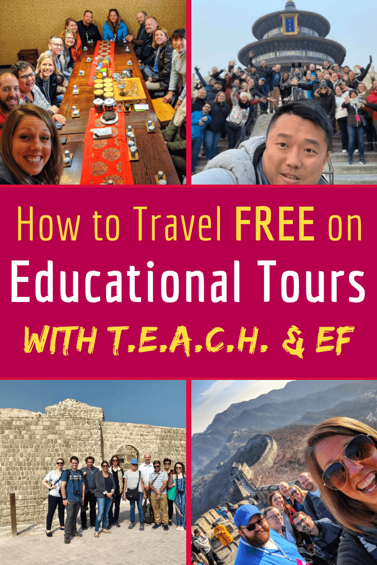 Teachers travel free on educational tours with the TEACH Fellowship and EF Tours! Learn about how in this interview about trips from Beijing, China to Bahrain. #education #teaching #travel