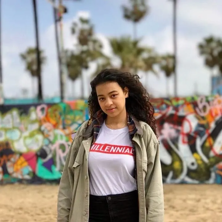 Jissaura, one of the previous winners of the scholarship, exploring LA.