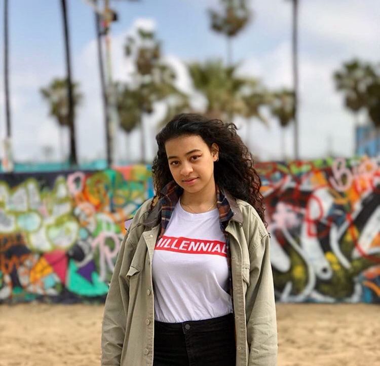 Jissaura, one of the previous winners of the scholarship, exploring LA.