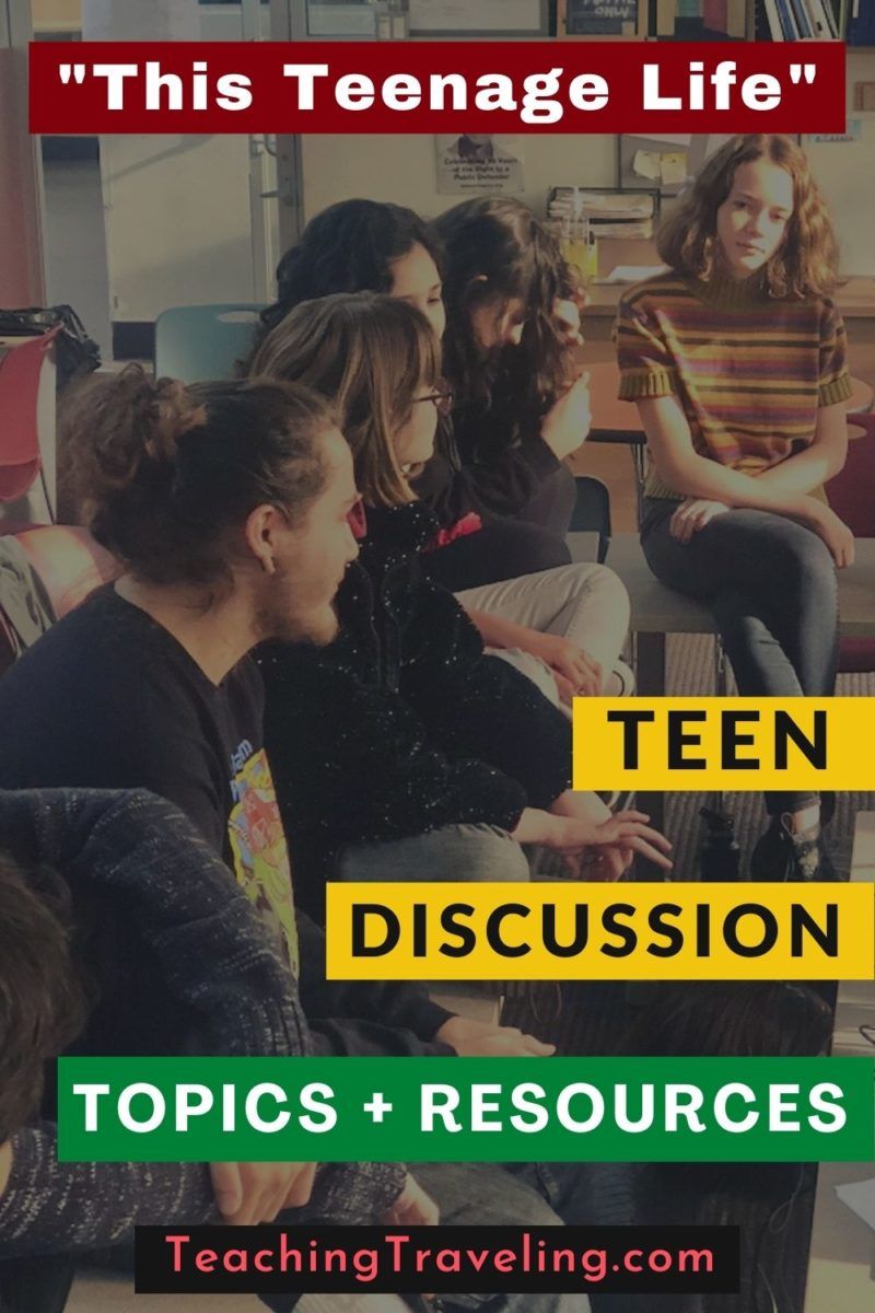 Discussion topics for teens