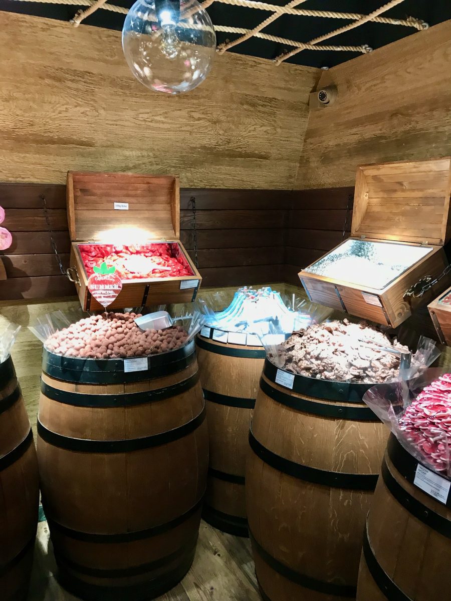 Candy store in Prague, Czech Republic.