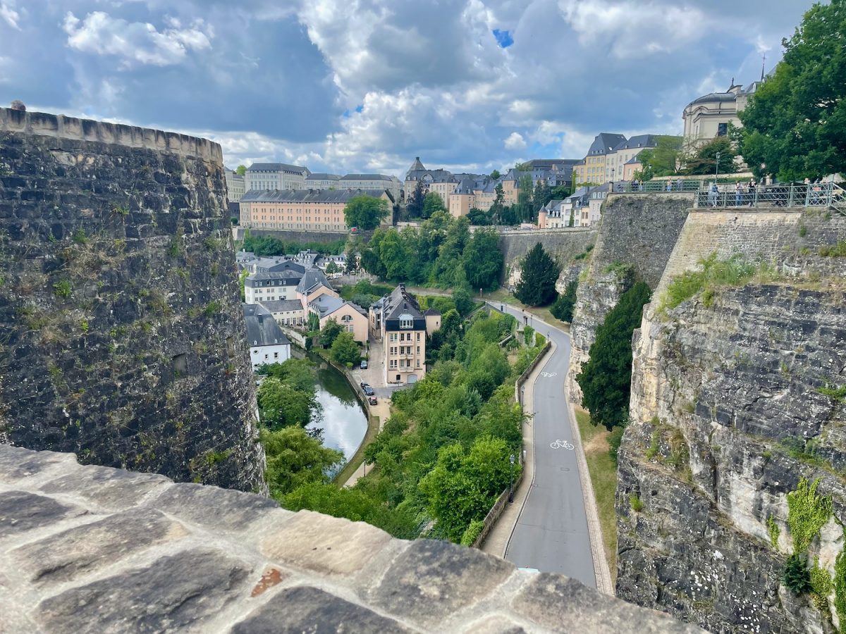 Bock Promontory, Luxembourg. UNESCO World Heritage site dating back to 1735.